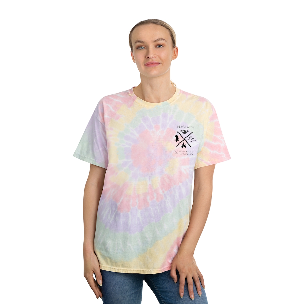 TRIPPY TRAIL GUIDE - Tie-Dye Tee, Spiral - lionsinthezoo