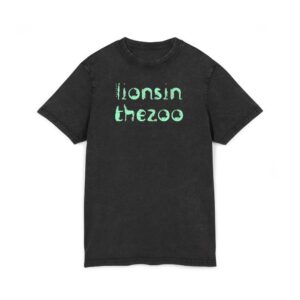 Acid Washed Graphic Tee, Trendy Casual Top, Fun Zoo T-Shirt, Gift for Animal Lovers, Unisex Relaxed Fit Shirt